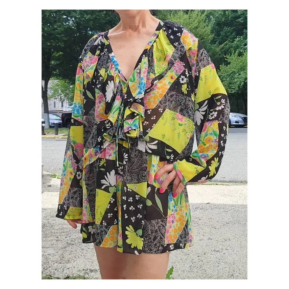 VICTORIA'S‎ SECRET Vintage Floral Pajama Set